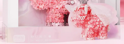 Building Block Gift Girl Flower Unicorn Ornaments Fantasy Creative Small Particles Building Blocks Toy
